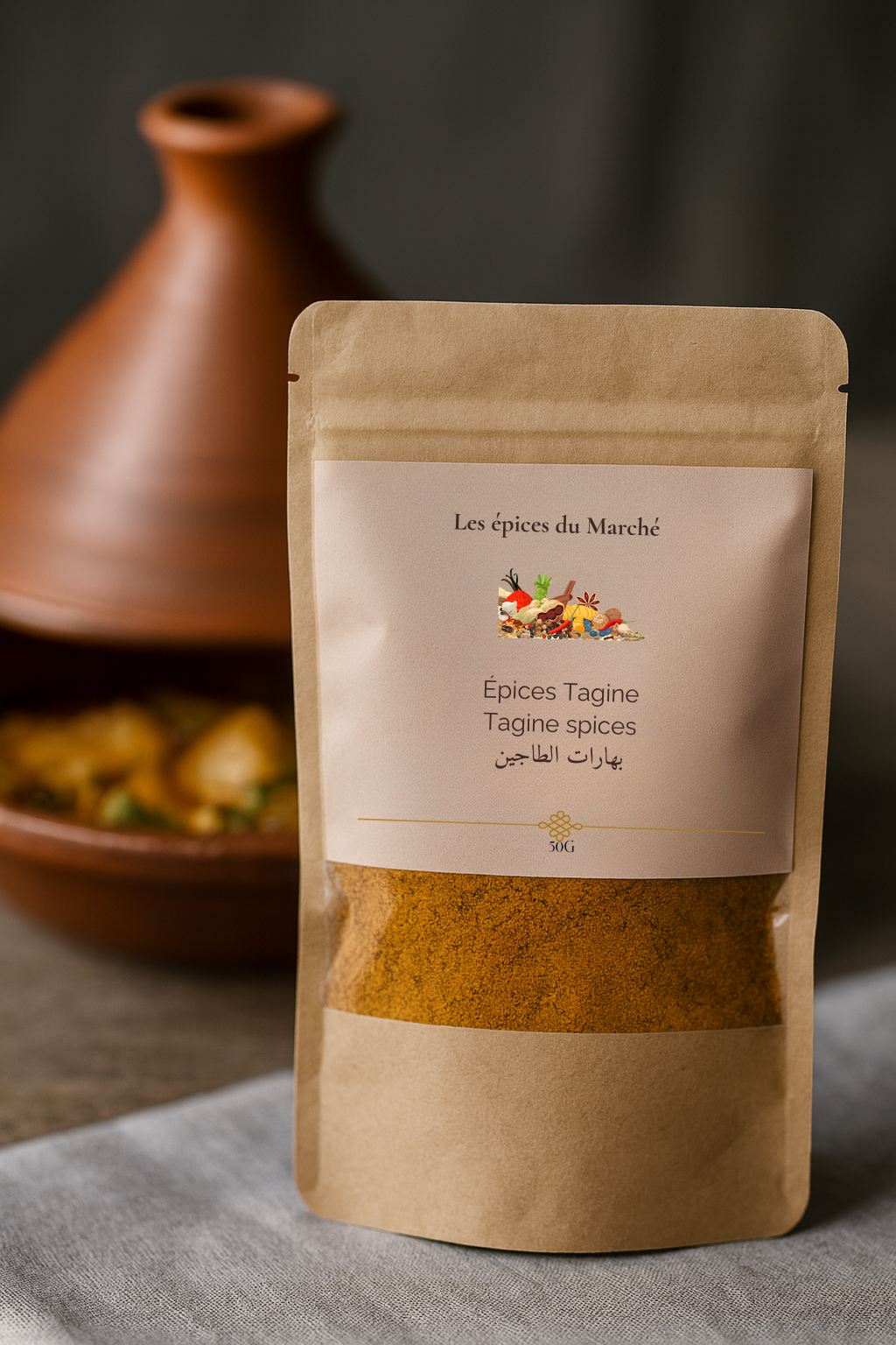 Épices Tajine Viande – Mélange Marocain Authentique et Parfumé